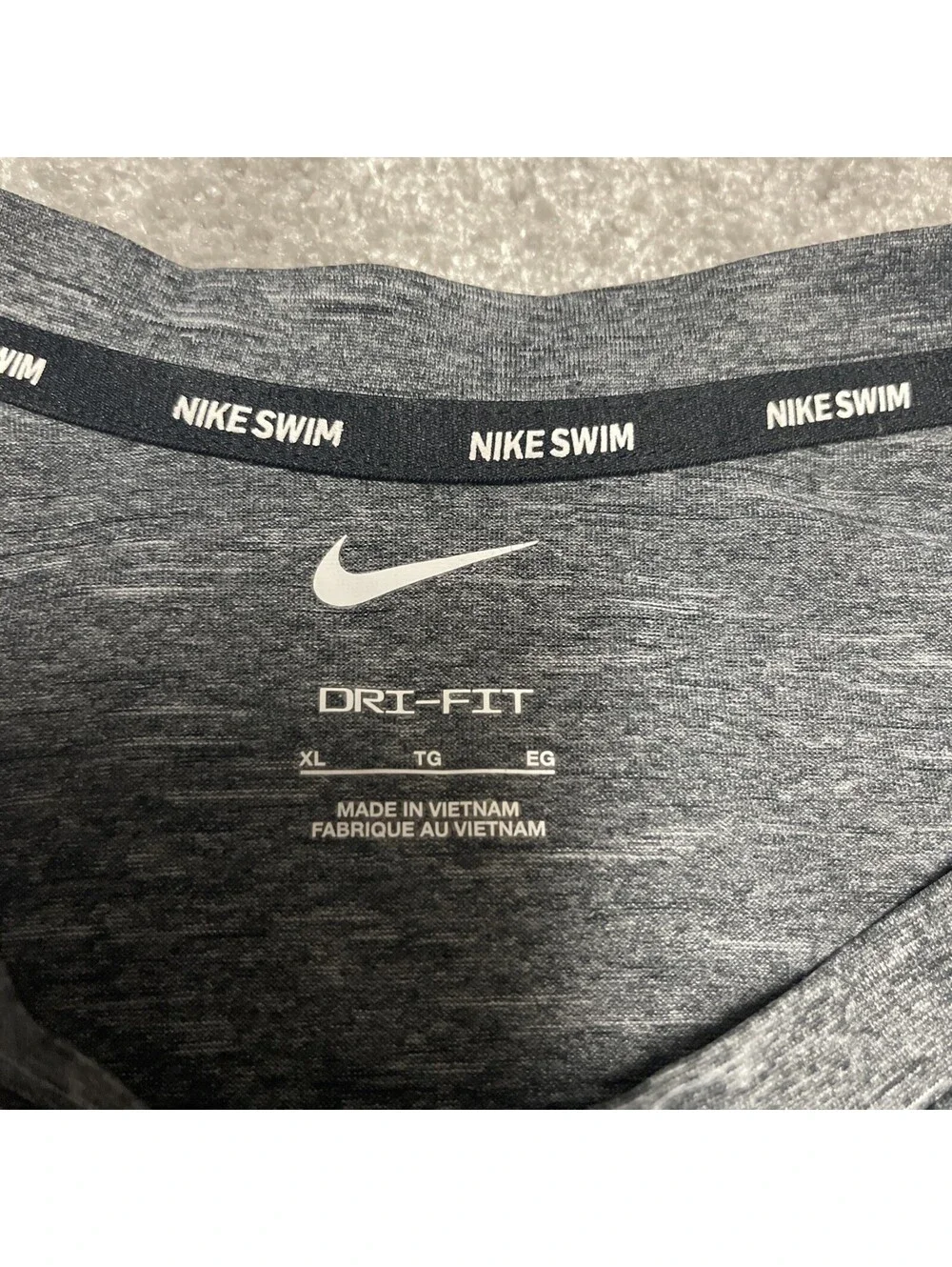 nike swim shirt xl